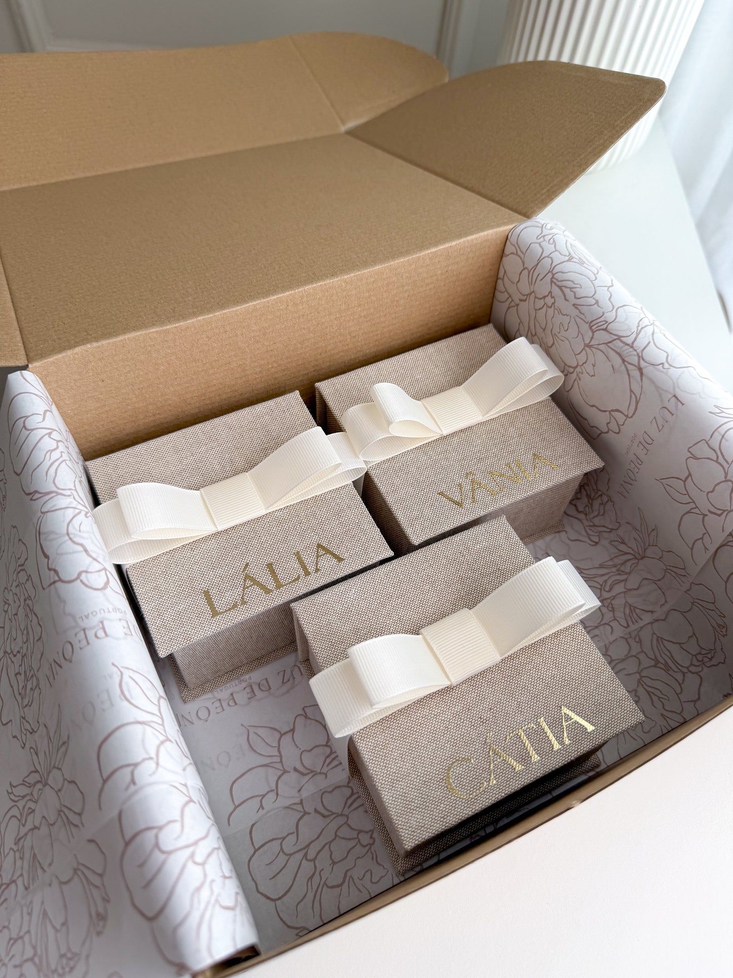 Vela Pequena Perfumada em Caixa de Linho