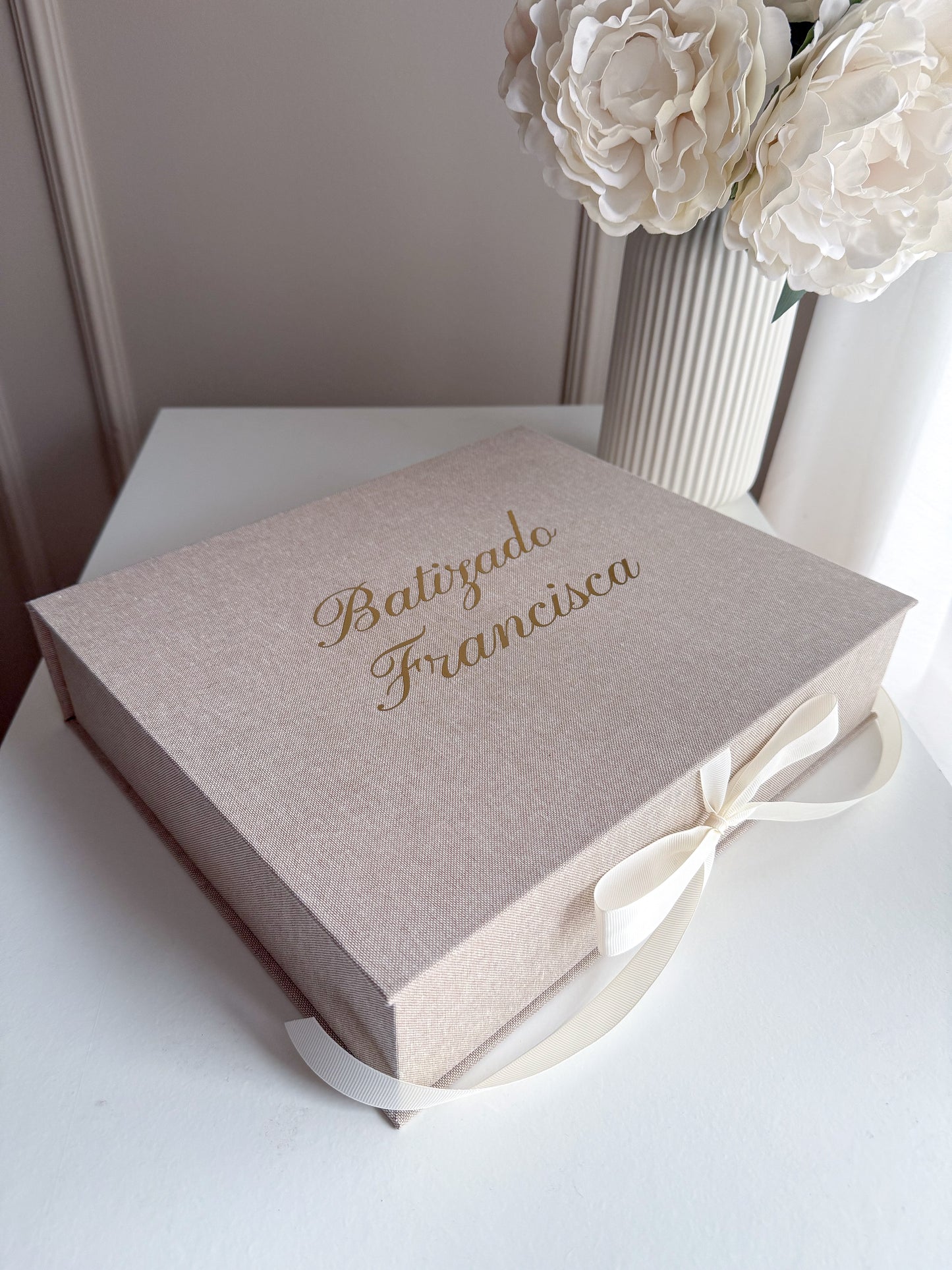 Caixa para Batizados Personalizada (35cmx25cmx7cm)