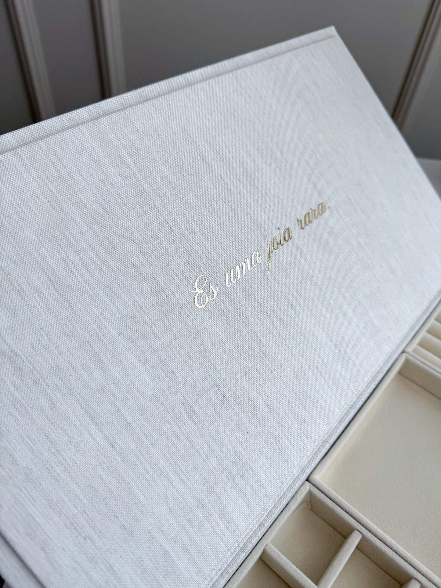 Caixa Porta-Joias Personalizada (38cmx21cmx4cm)