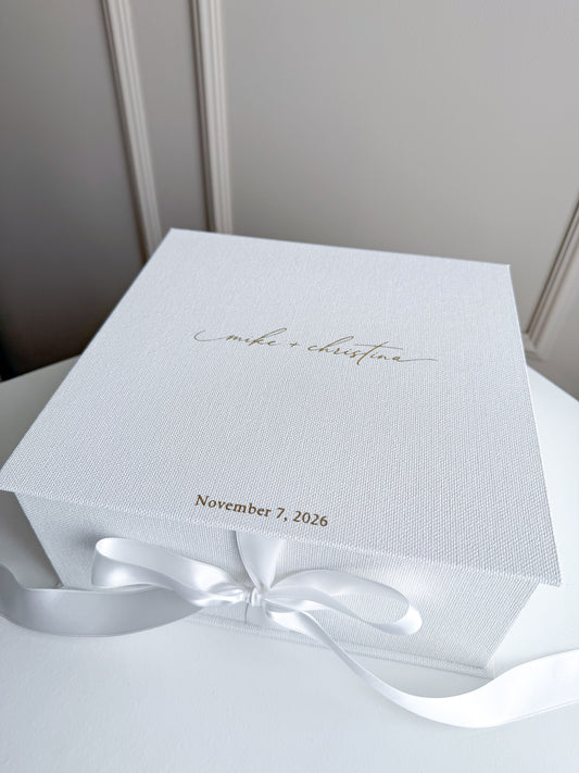 Caixa para Recordações do Casamento - Eternal Box (30cmx30cmx15cm)