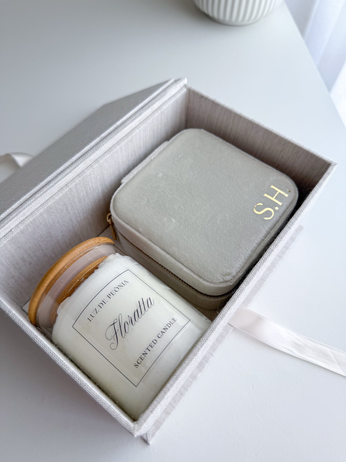 SPECIAL BOX PETIT • Porta-jóias + Vela Perfumada (18cmx11cmx8cm)