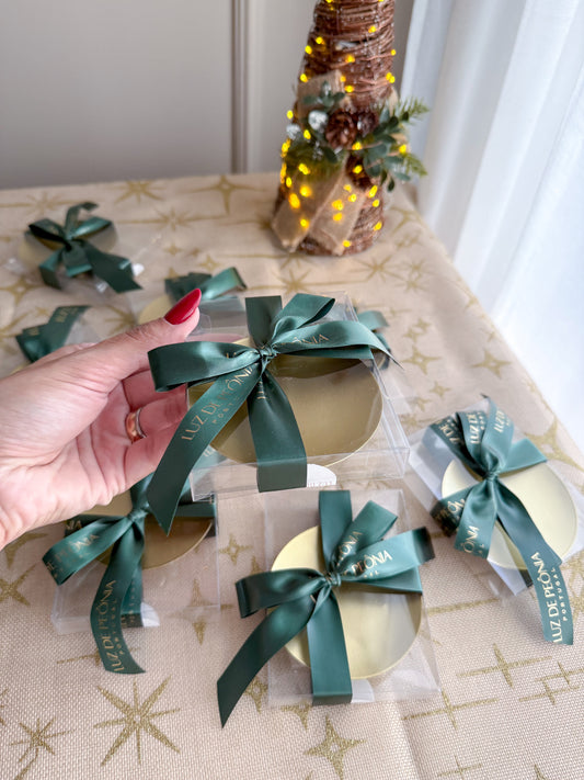 Castiçal Dourado 9 cm