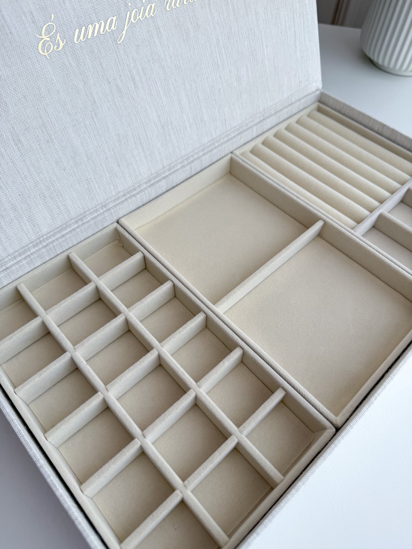 Caixa Porta-Jóias Personalizada (38cmx21cmx4cm)