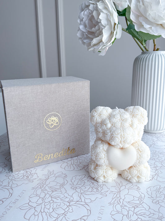 Vela Big Urso 600g em caixa personalizada