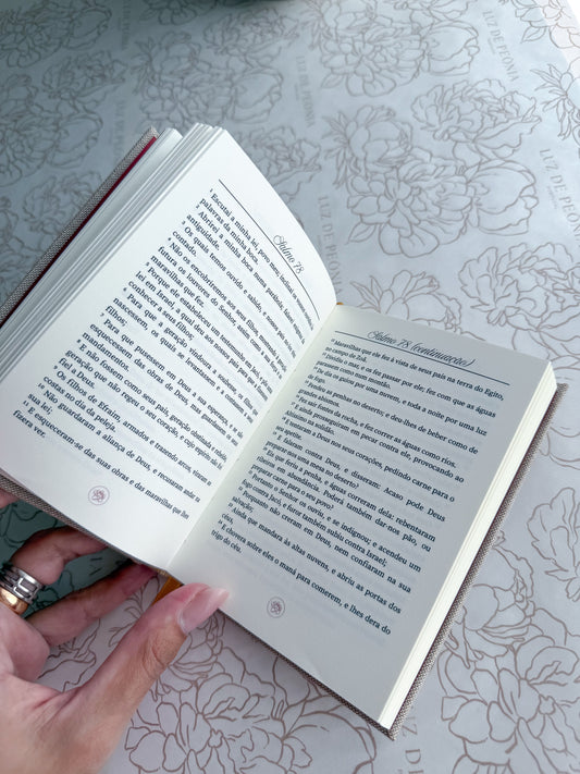 Livro dos Salmos (150 Salmos) Personalizável