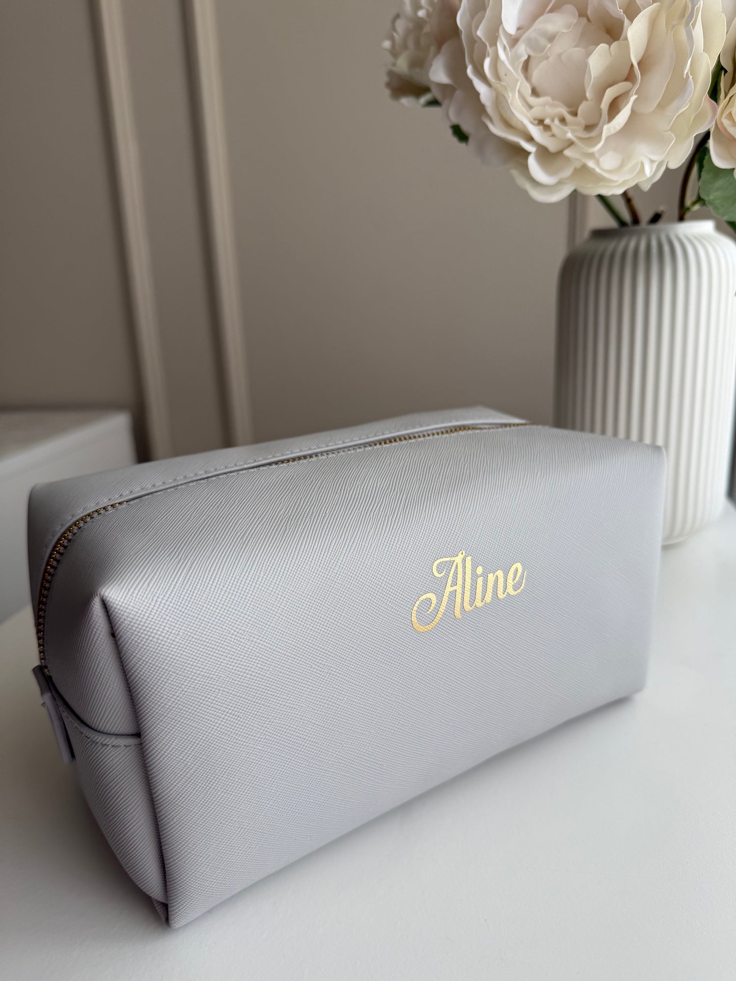 Nécessaire Cinza Personalizada