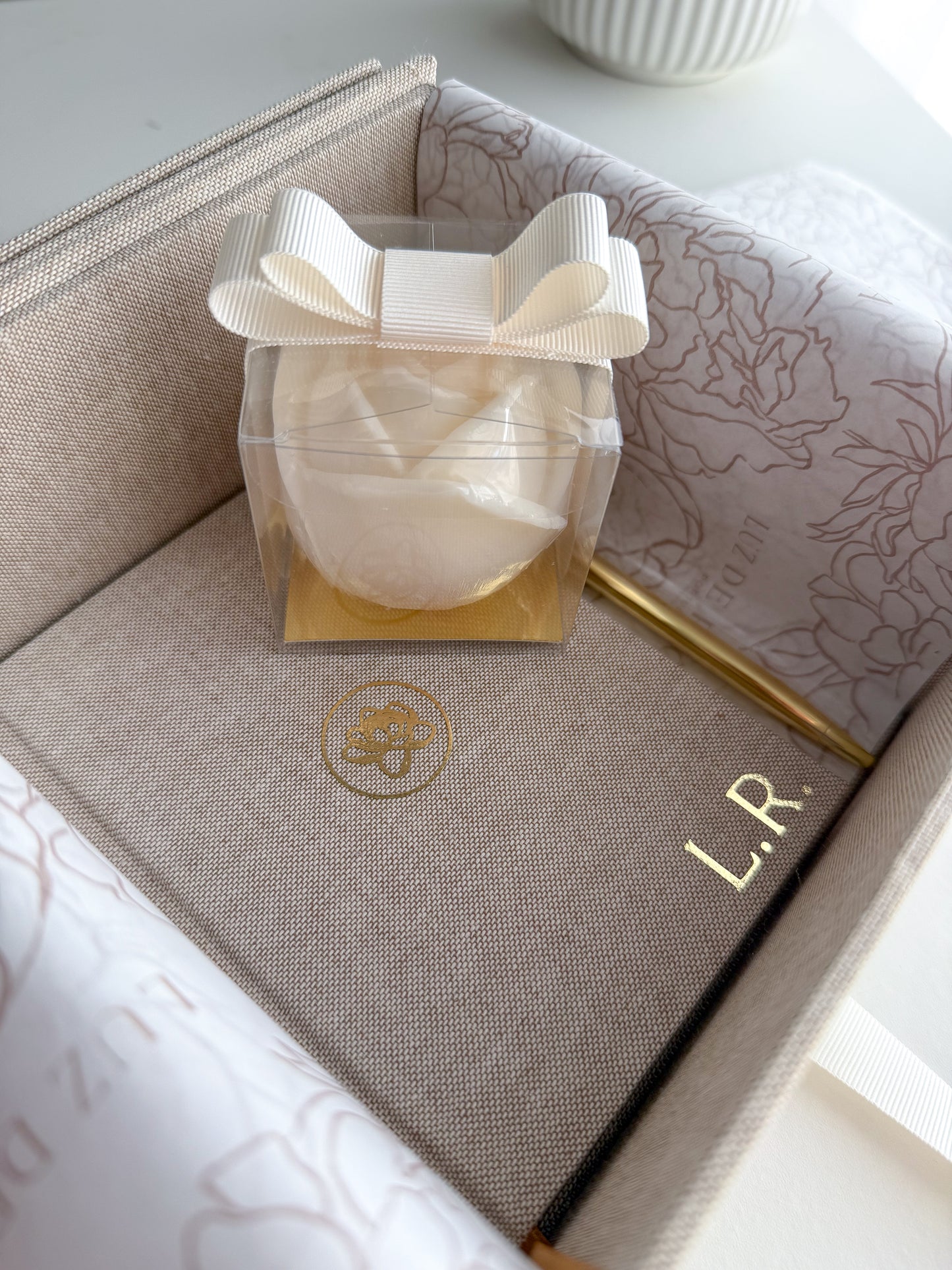 SPECIAL BOX • Notebook + Vela Perfumada (23cmx23cmx8cm)