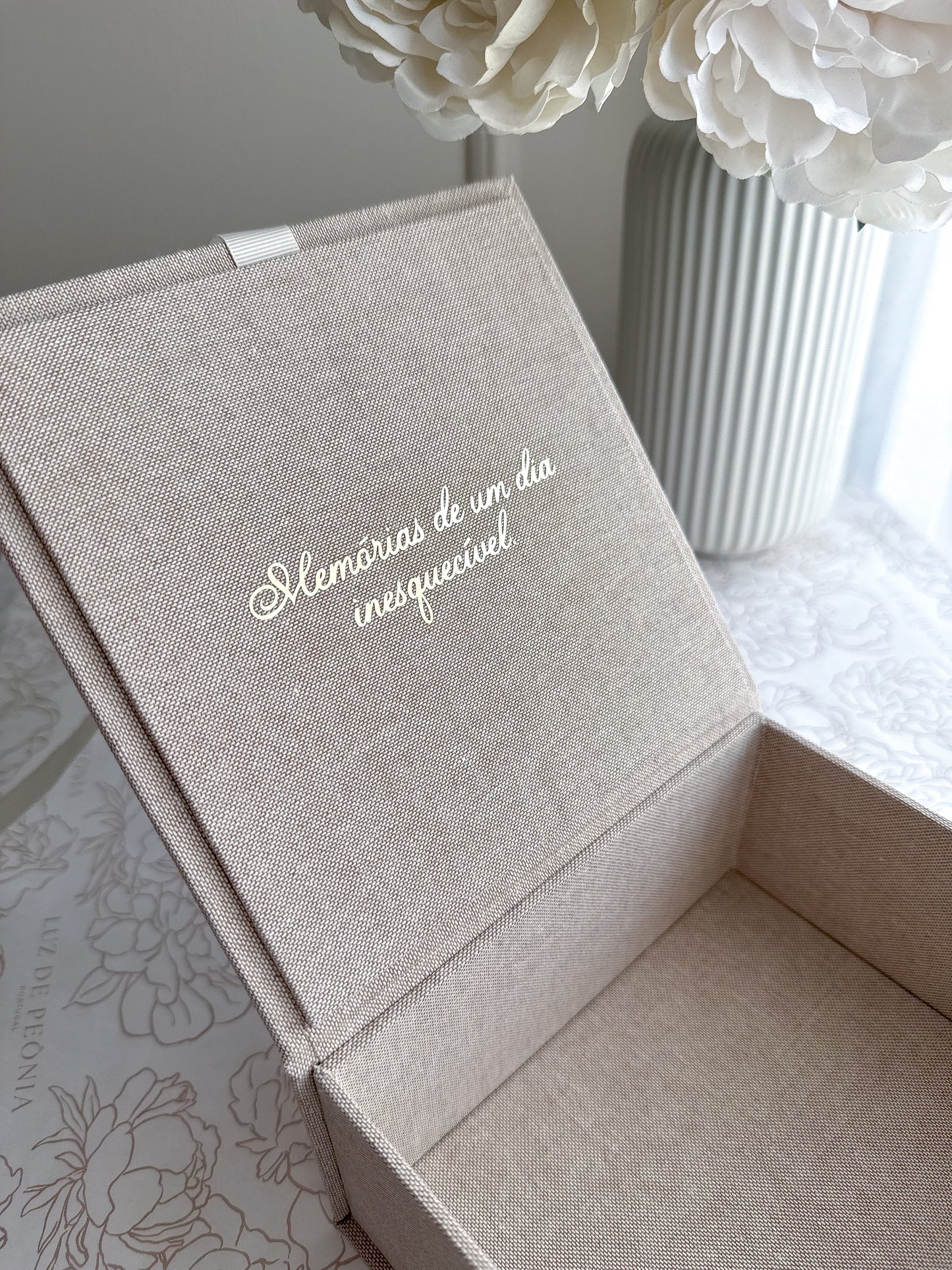 KIT LIVRO DE HONRA PEQUENO (A5) + ETERNAL BOX para Casamentos