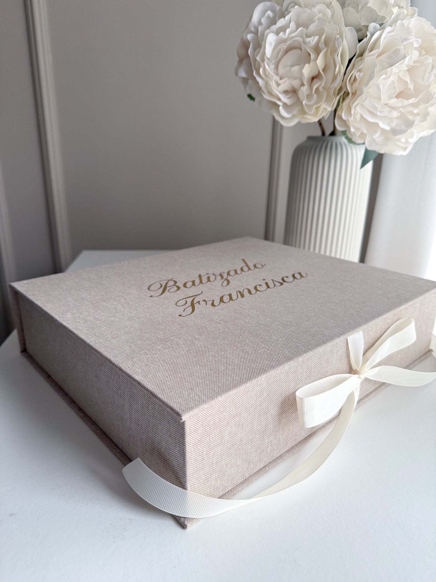 Caixa para Batizados Personalizada (35cmx25cmx7cm)