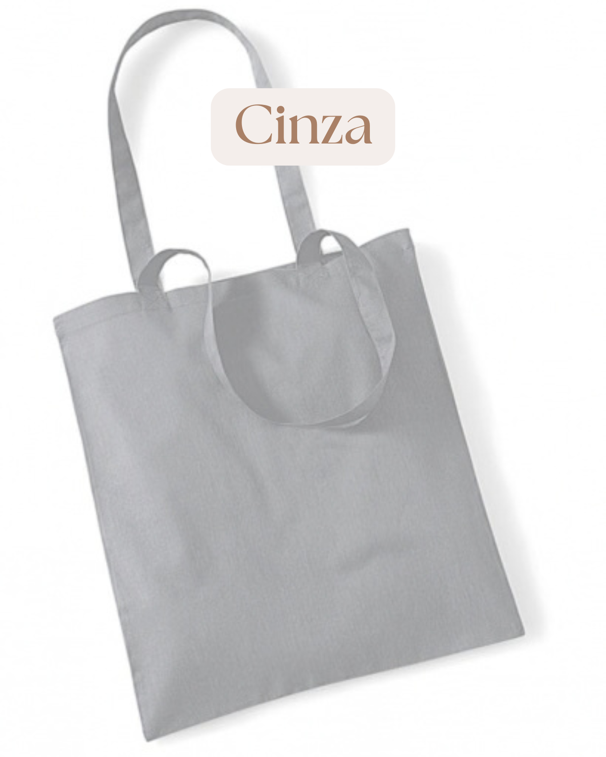 Pack 5 unidades - Ecobag Personalizada (140g - 38x42cm)