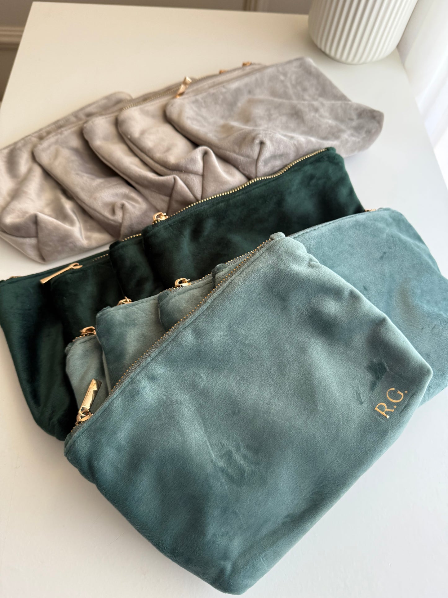 Mini Bags em veludo - Várias cores