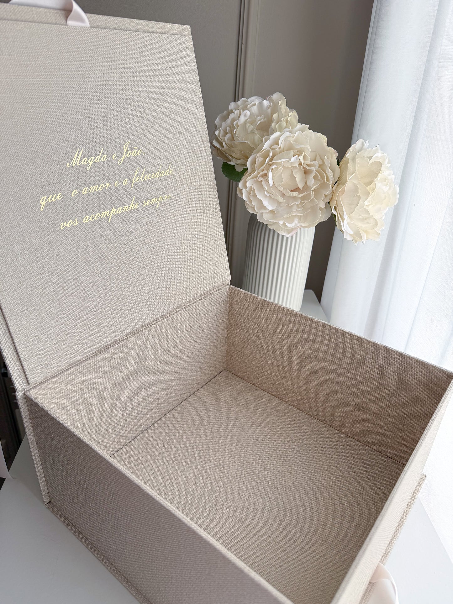 Caixa para Recordações do Casamento - Eternal Box (30cmx30cmx15cm)
