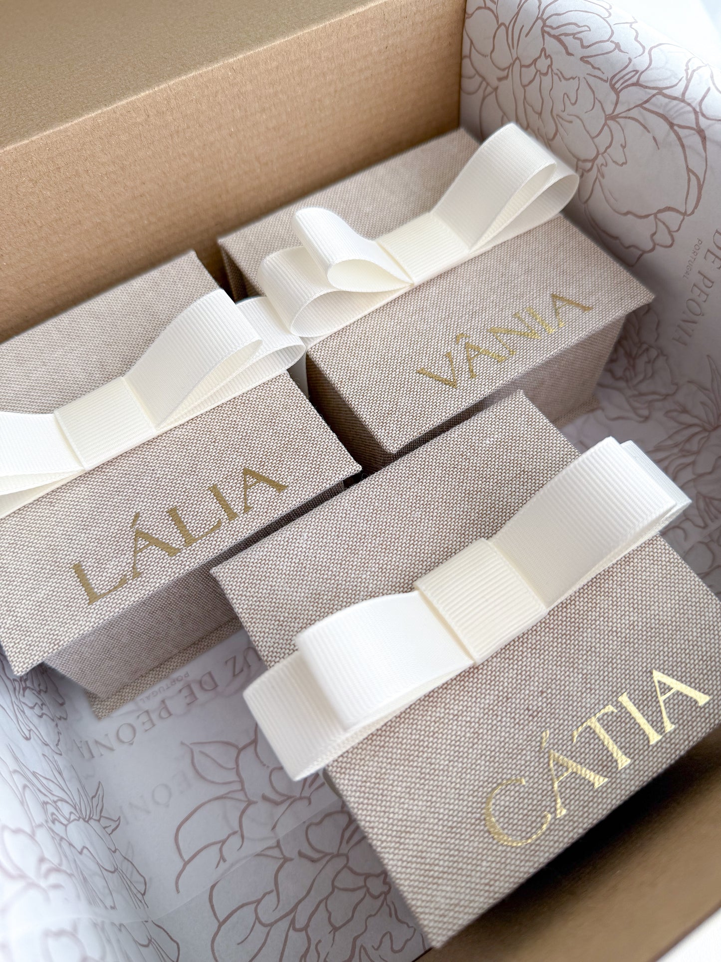 Vela Pequena Perfumada em Caixa de Linho