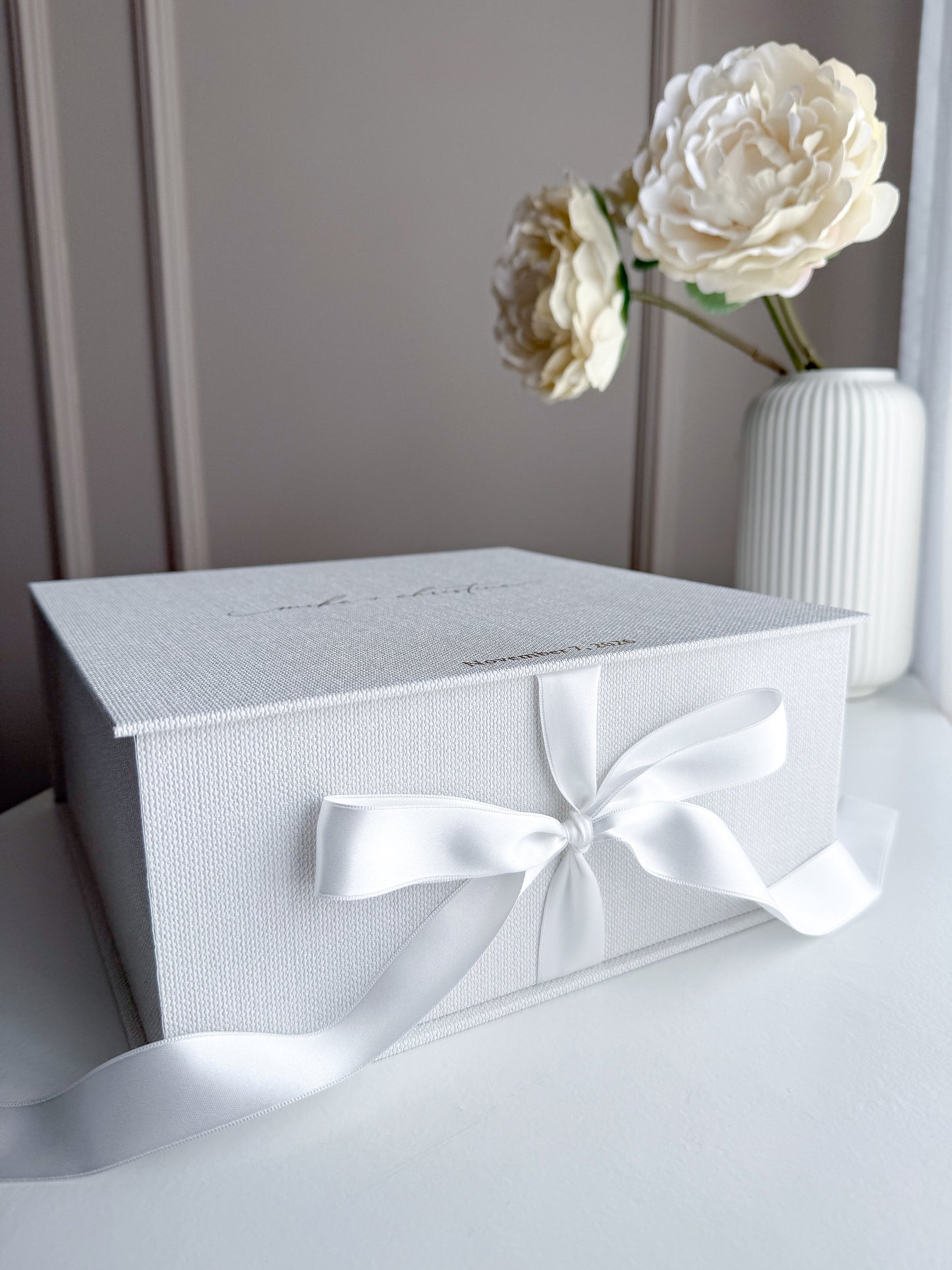 Caixa para Recordações do Casamento - Eternal Box (30cmx30cmx15cm)