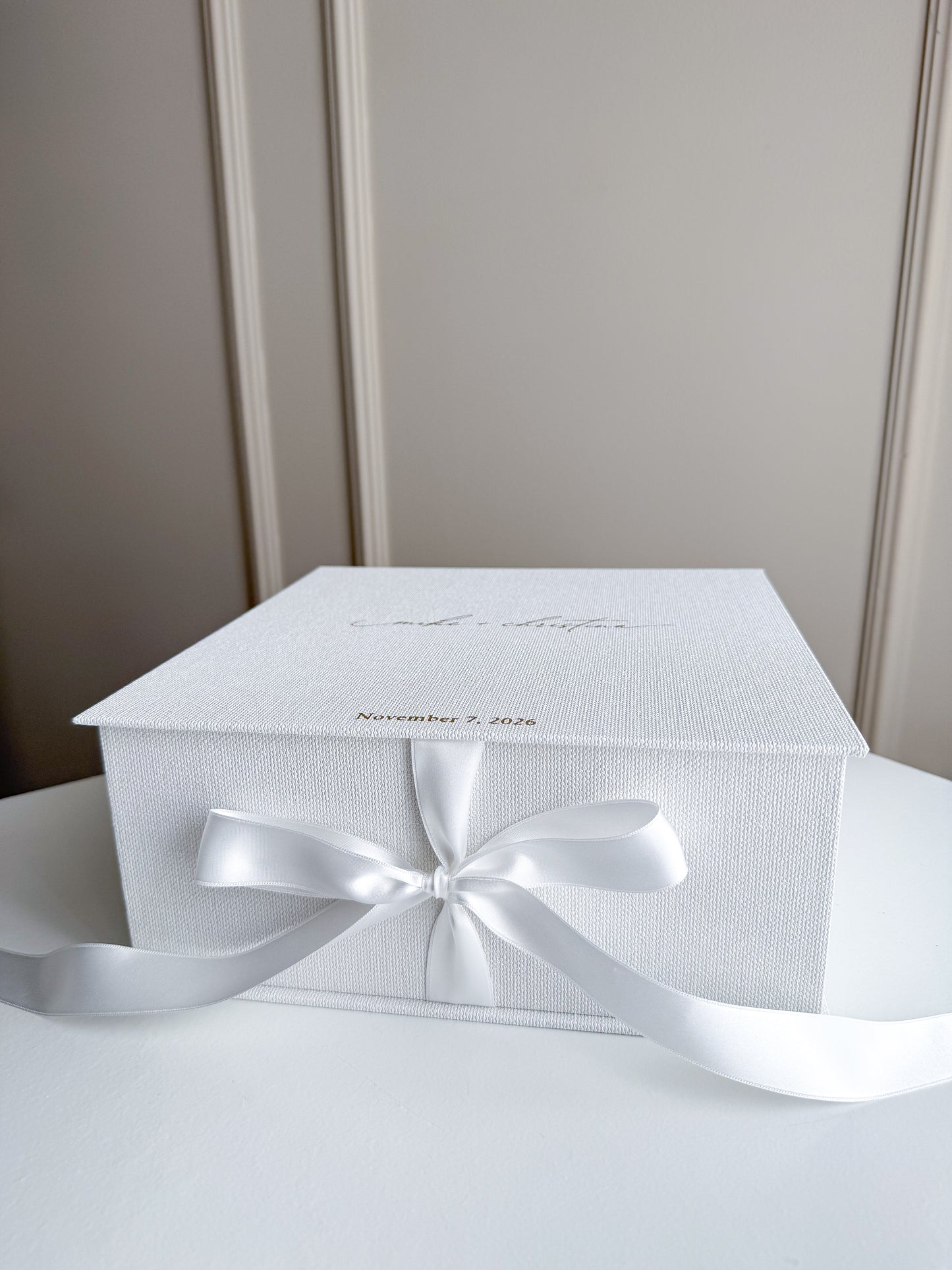 Caixa para Recordações do Casamento - Eternal Box (30cmx30cmx15cm)