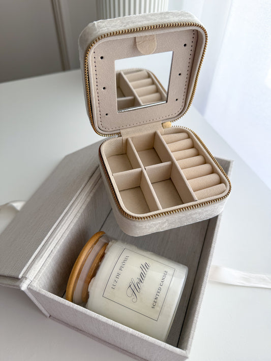 SPECIAL BOX PETIT • Porta-jóias + Vela Perfumada (18cmx11cmx8cm)
