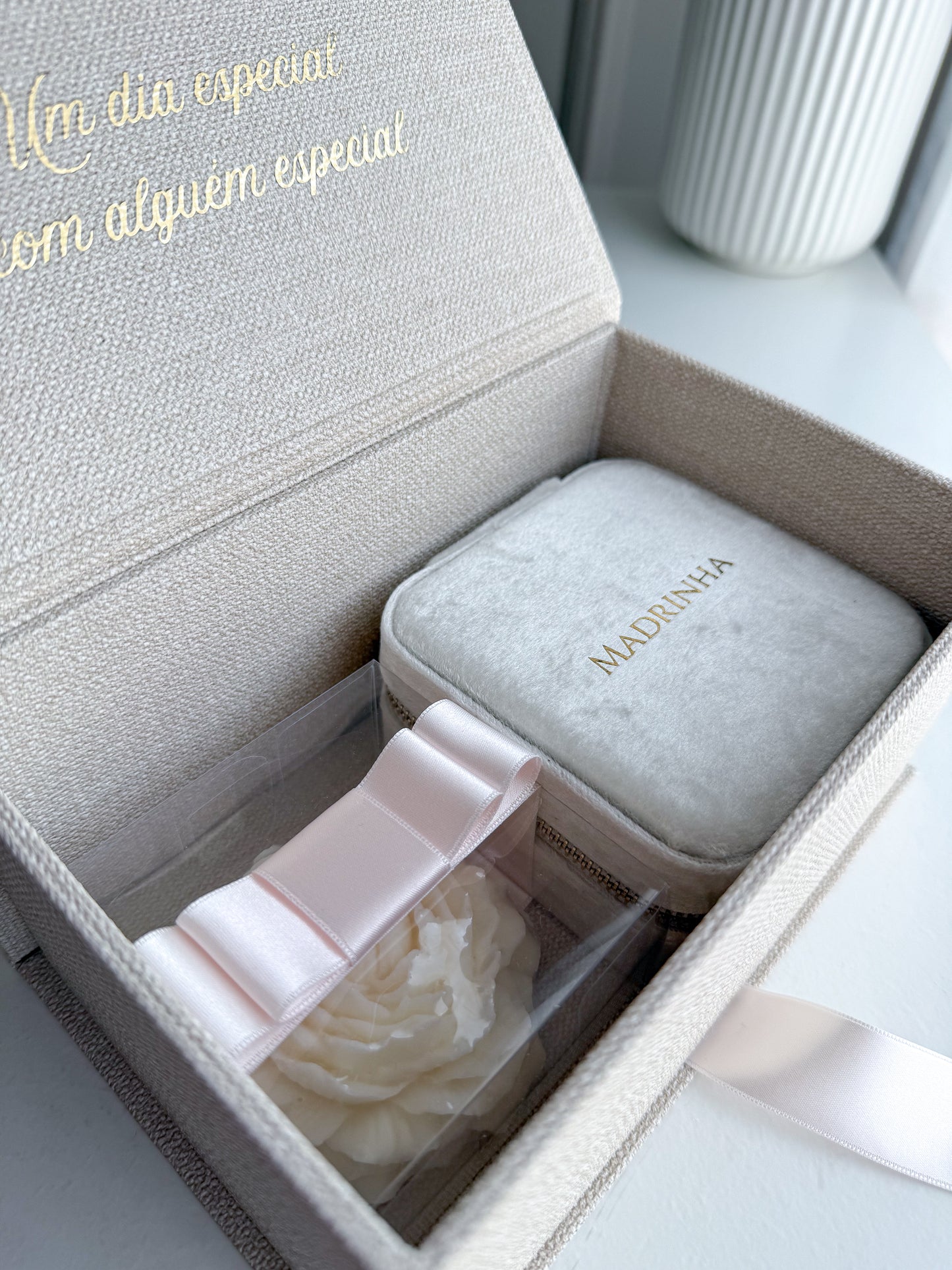 SPECIAL BOX PETIT • Porta-jóias + Vela Perfumada (18cmx11cmx8cm)