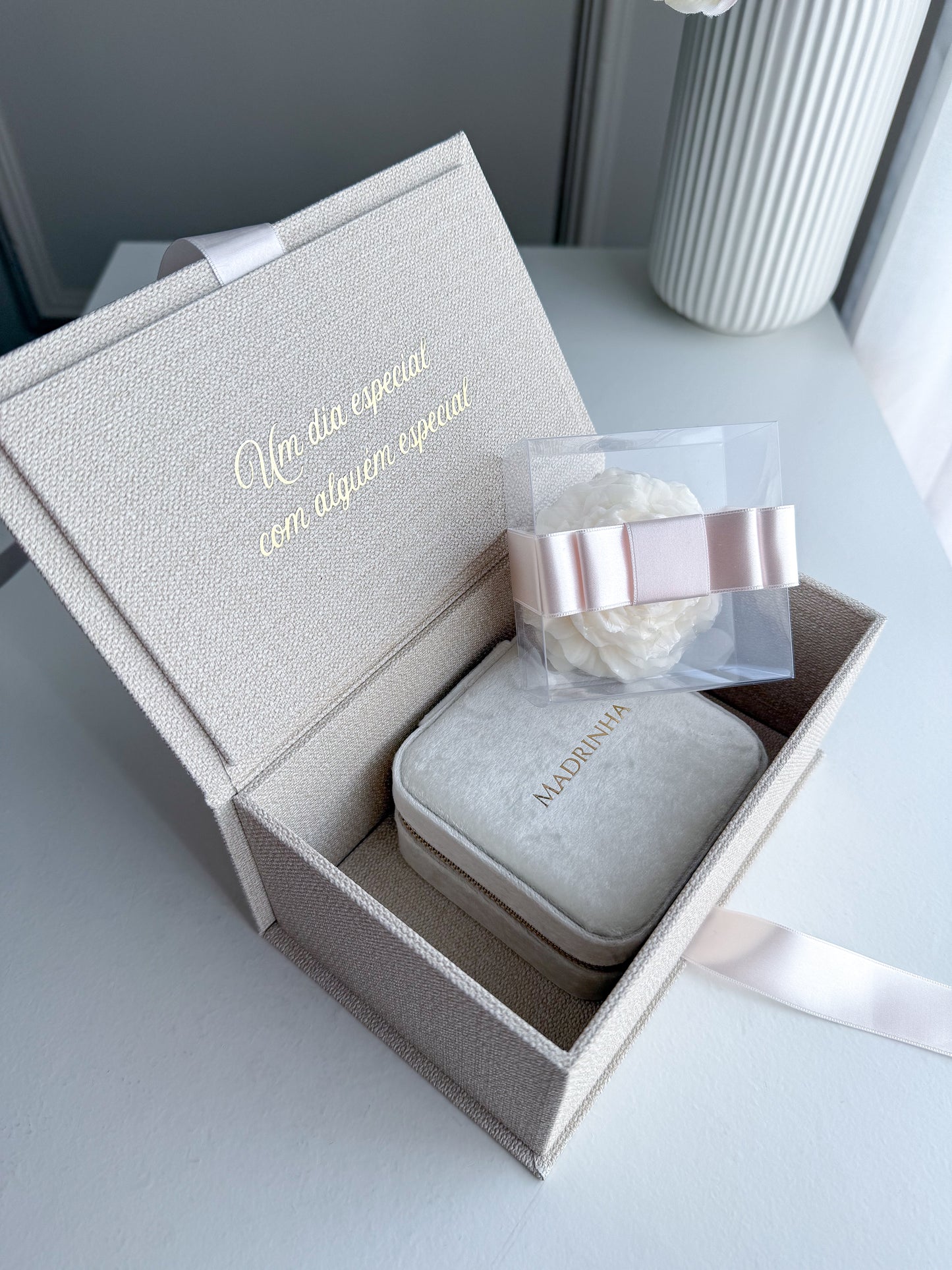 SPECIAL BOX PETIT • Porta-jóias + Vela Perfumada (18cmx11cmx8cm)