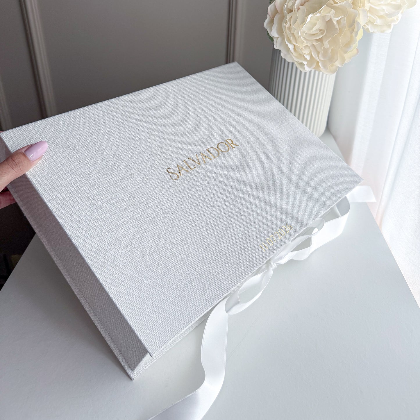 Conjunto Caixa para Batizados + Livro de Honra