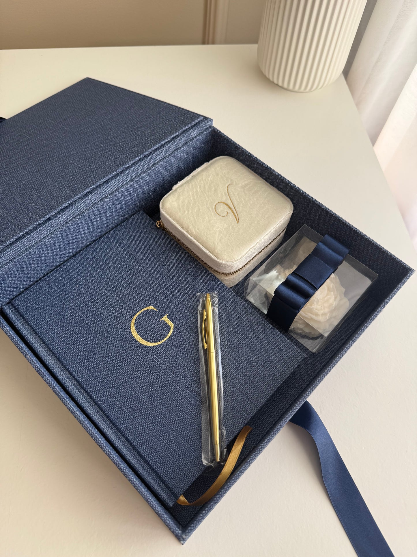MINI SPECIAL BOX SUBLIME • Mini Notebook + Vela Perfumada + Mini Porta-jóias (21cmx21cmx7cm)