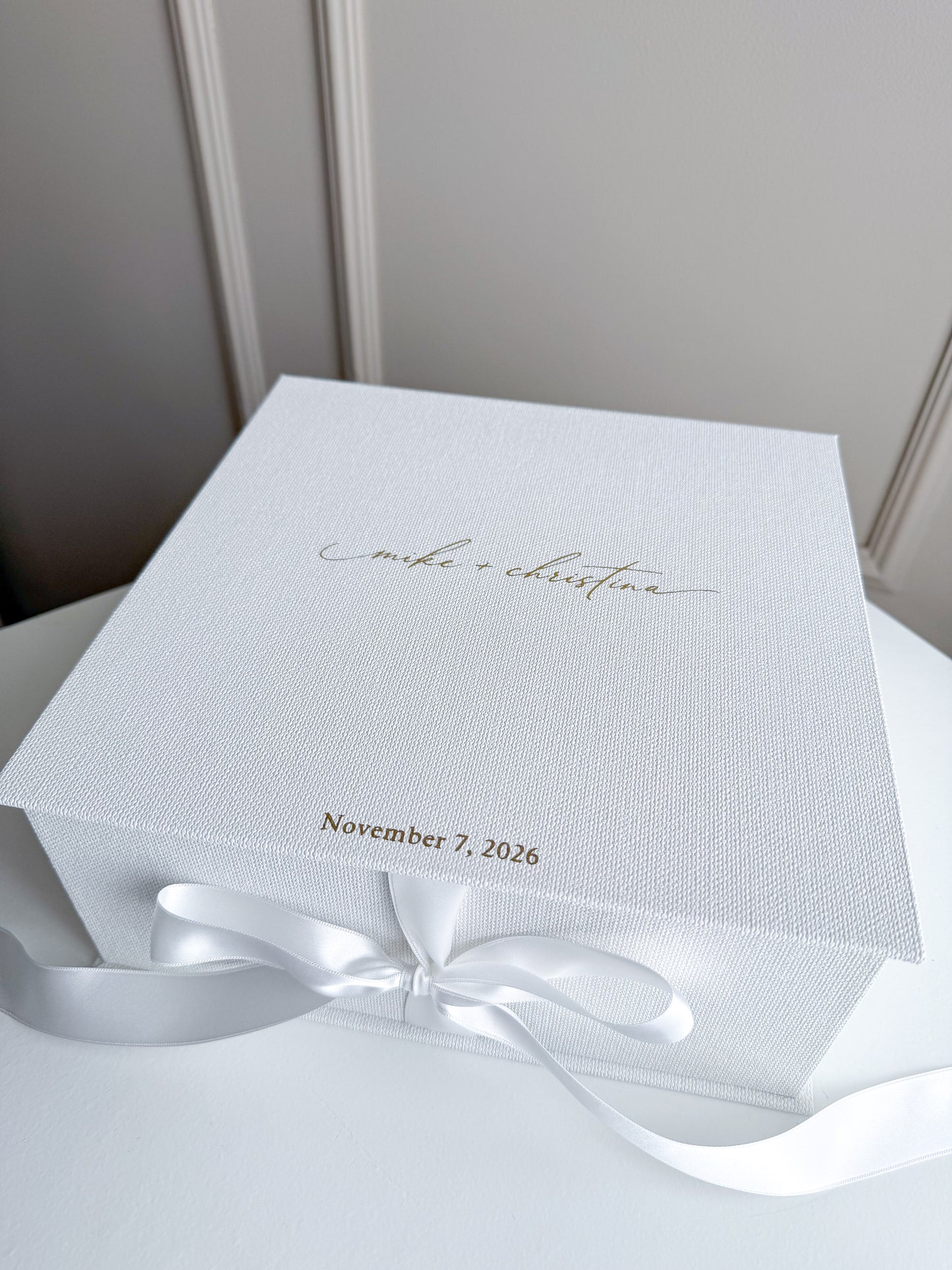 Caixa para Recordações do Casamento - Eternal Box (30cmx30cmx15cm)