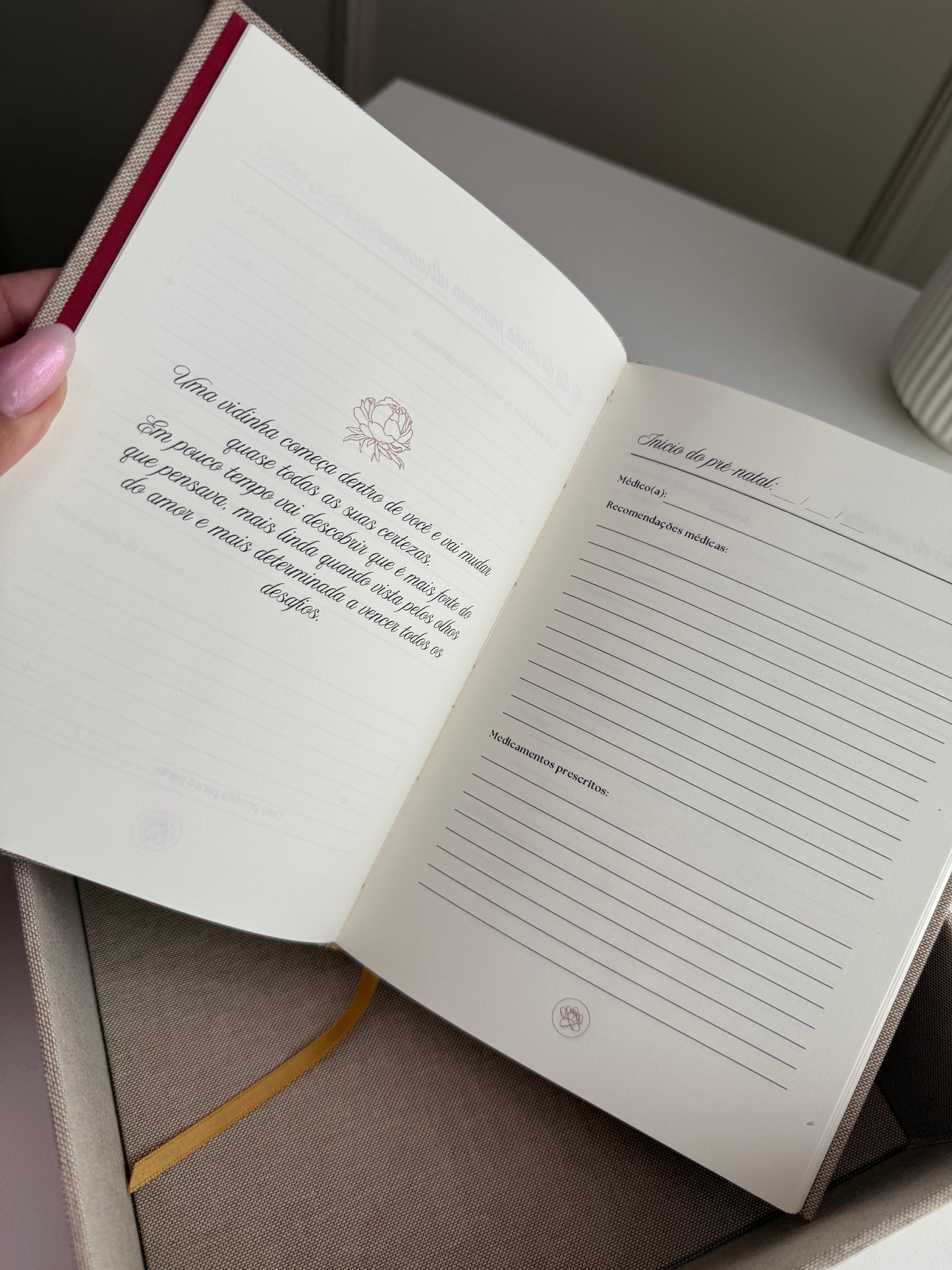 ETERNAL BOX Recordações da Maternidade + Diário da Gravidez