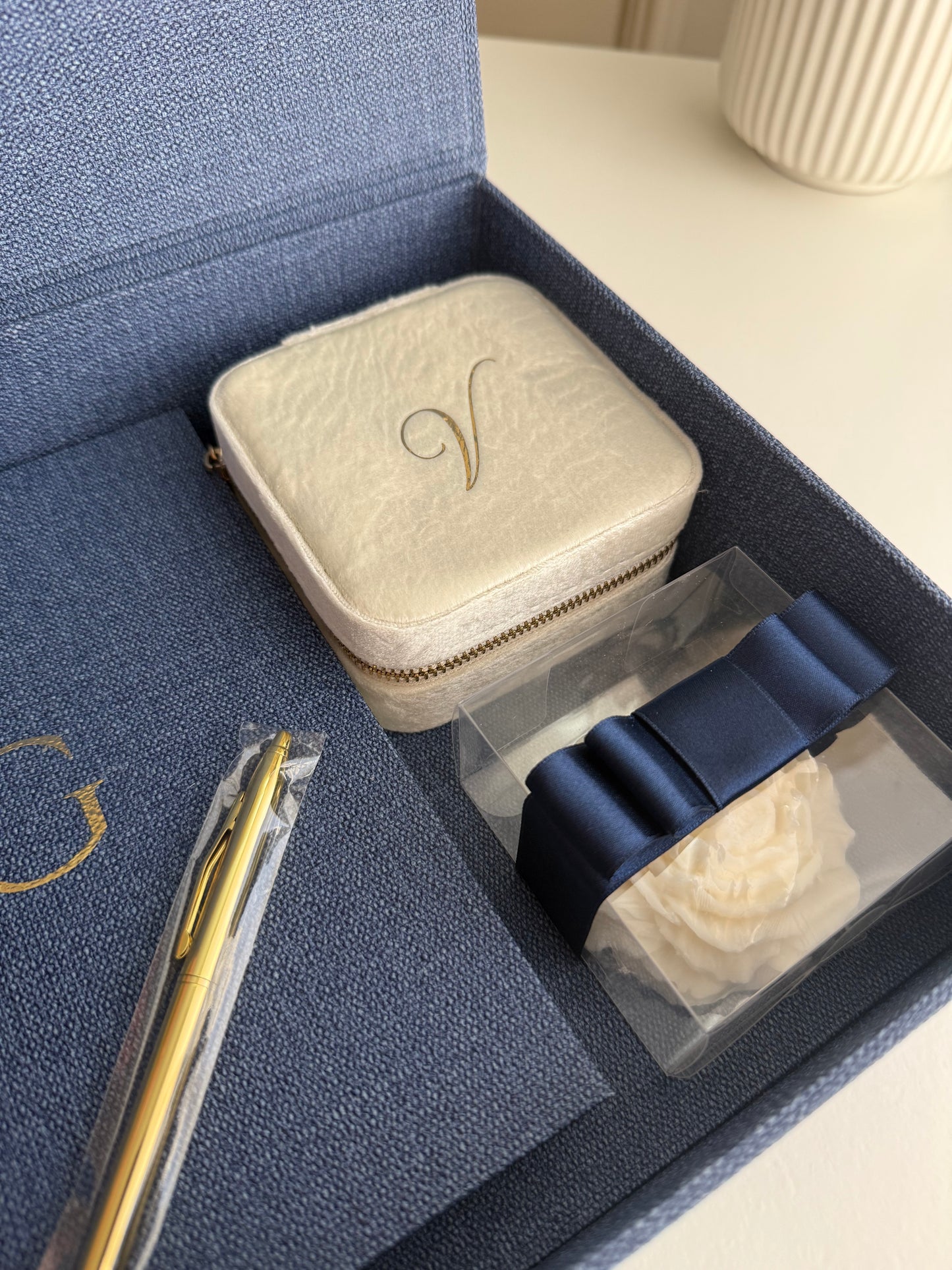 MINI SPECIAL BOX SUBLIME • Mini Notebook + Vela Perfumada + Mini Porta-jóias (21cmx21cmx7cm)