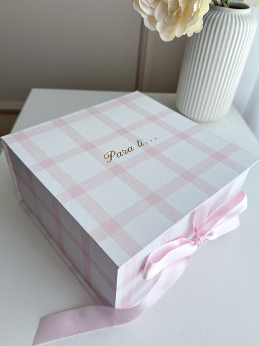 Caixas Vichy Personalizadas - Vários tamanhos