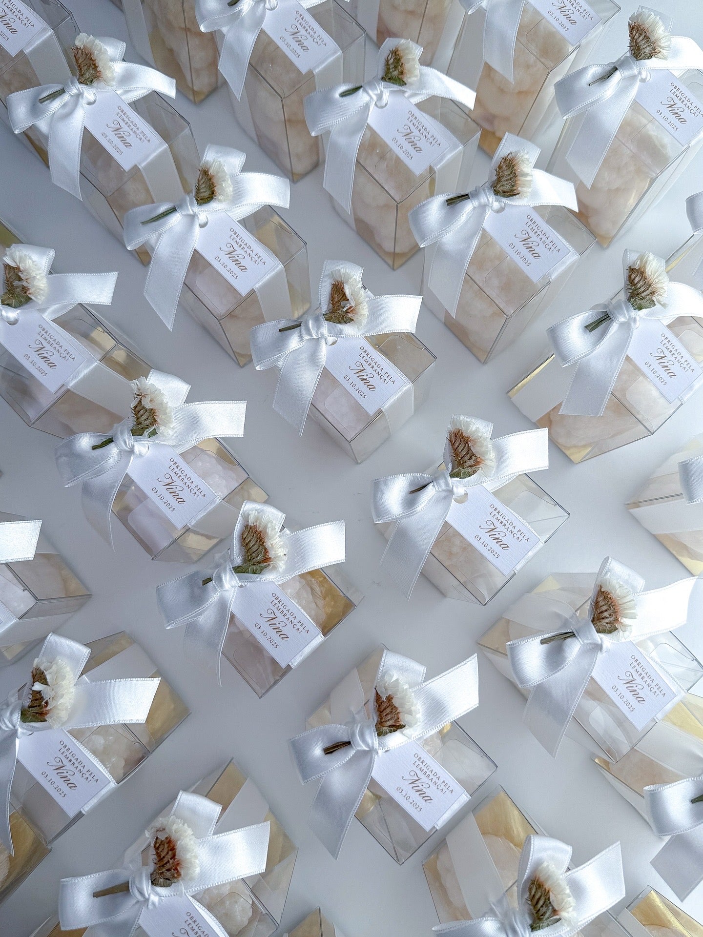 Vela Mini Ursinho decorada para lembrança