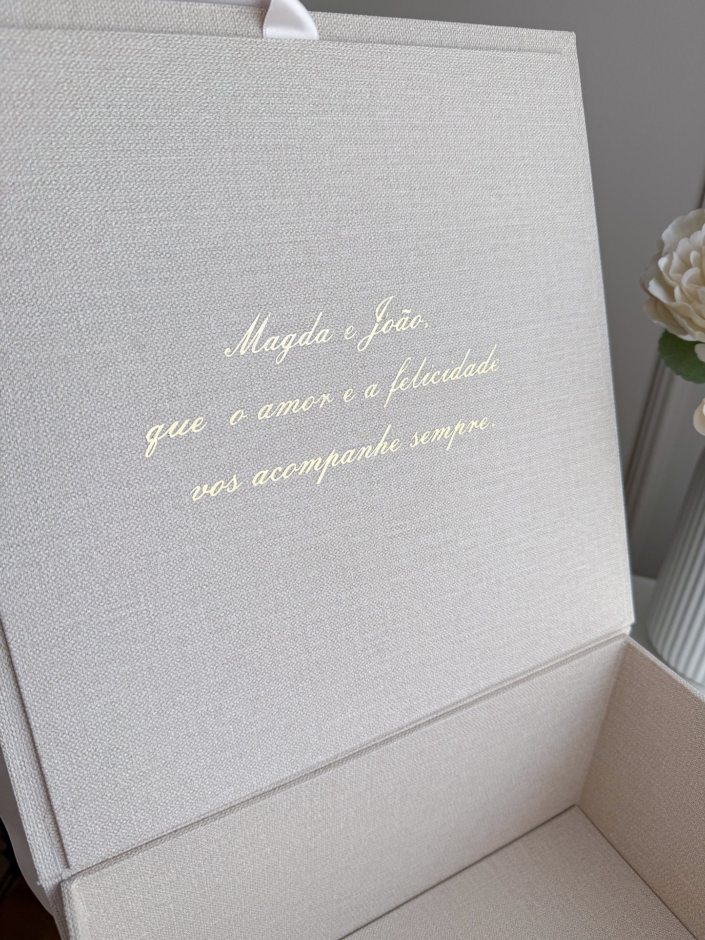 Caixa para Recordações do Casamento - Eternal Box (30cmx30cmx15cm)