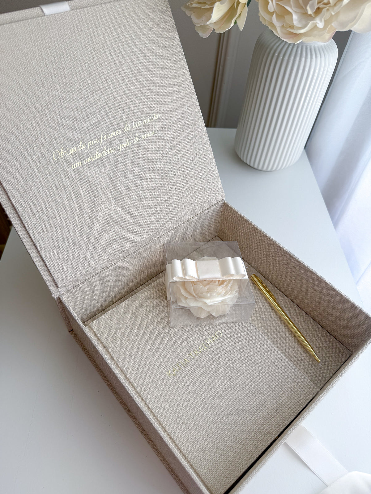SPECIAL BOX • Diário da Gratidão + Vela Perfumada (23cmx23cmx7,5cm)