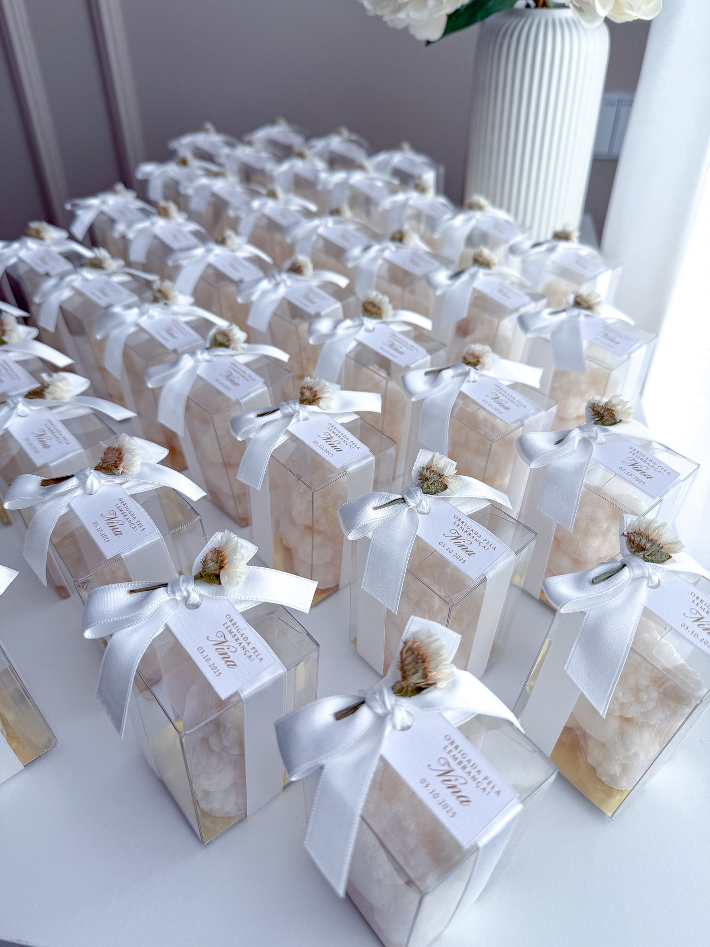 Vela Mini Ursinho decorada para lembrança