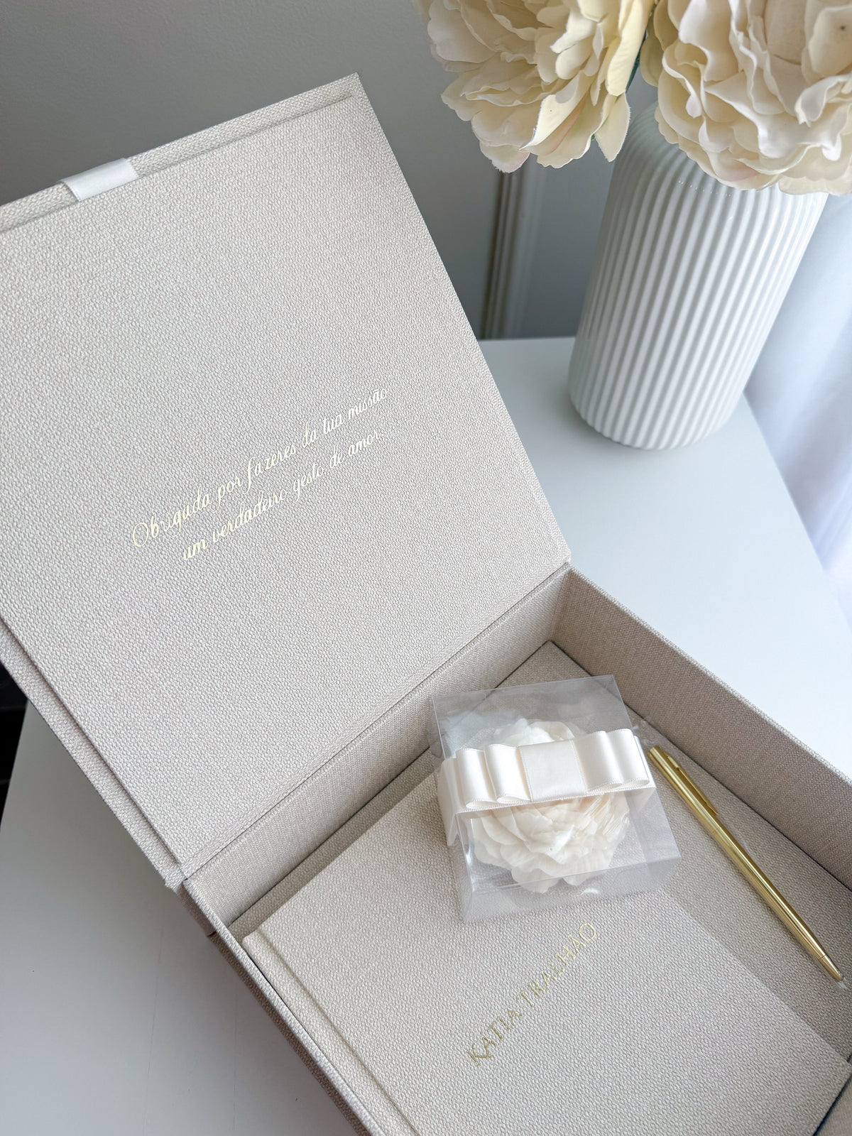 SPECIAL BOX • Diário da Gratidão + Vela Perfumada (23cmx23cmx7,5cm)