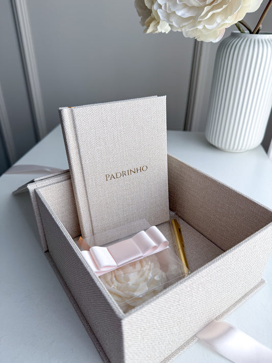 MINI SPECIAL BOX • Mini Notebook + Vela Perfumada (16cmx16cmx8cm)