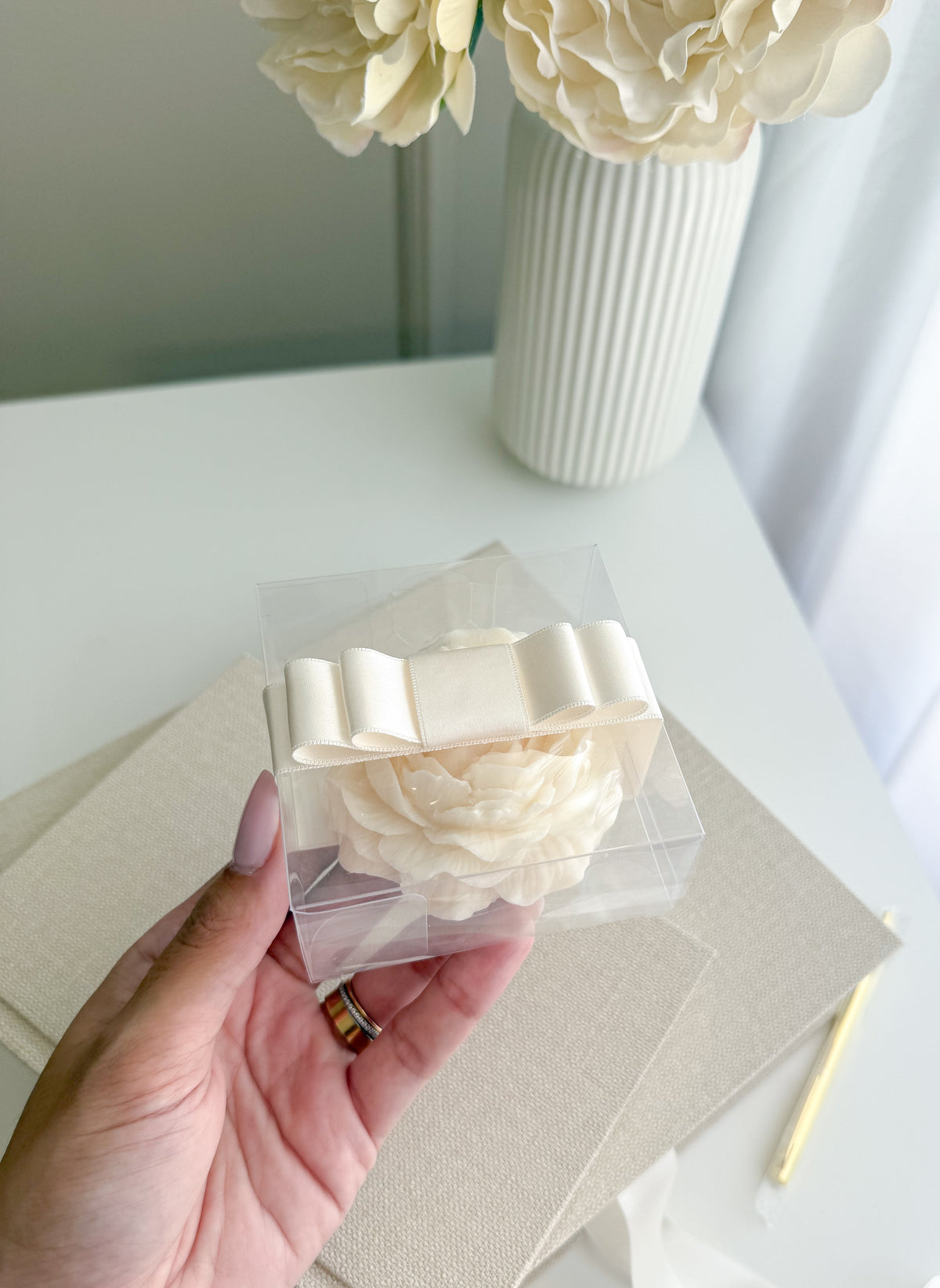 SPECIAL BOX • Diário da Gratidão + Vela Perfumada (23cmx23cmx7,5cm)
