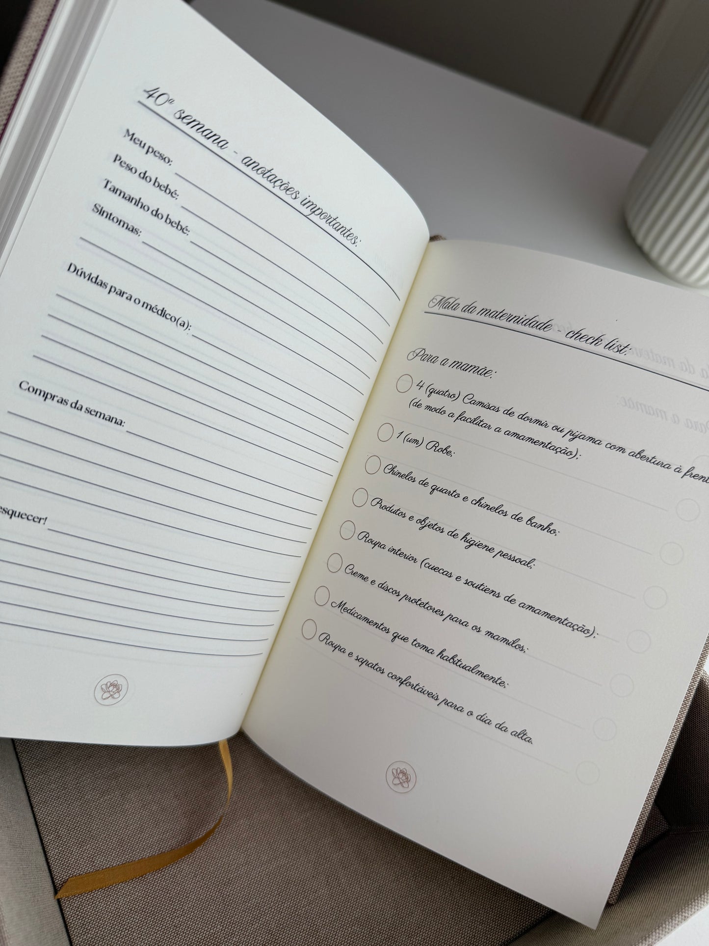 ETERNAL BOX Recordações da Maternidade + Diário da Gravidez