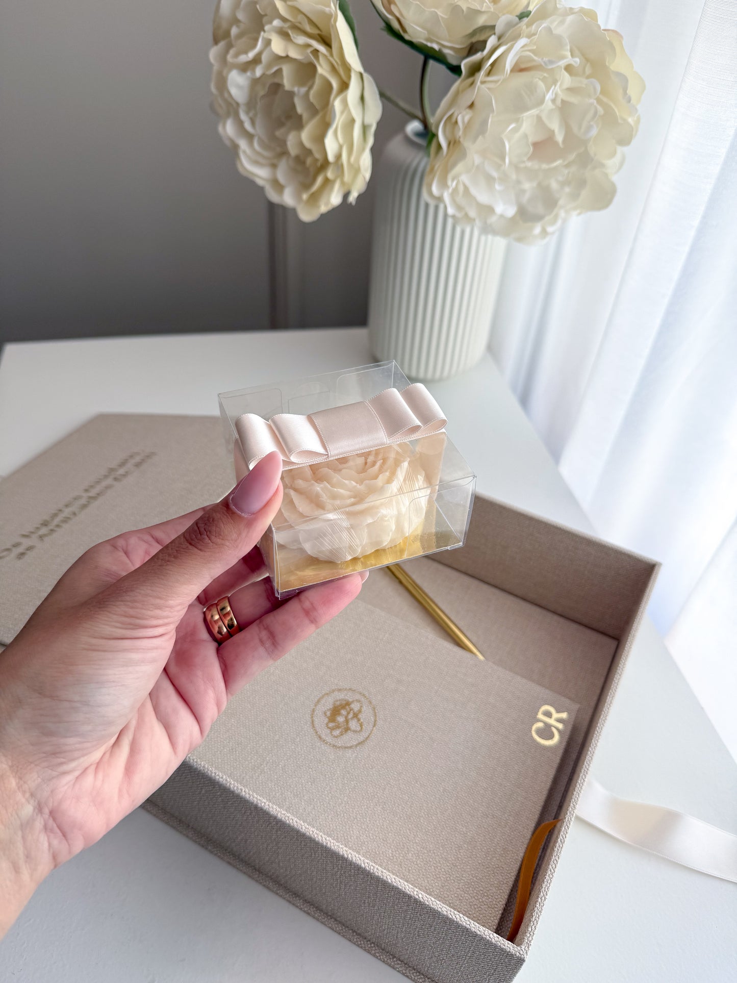 SPECIAL BOX • Notebook + Vela Perfumada (23cmx23cmx8cm)