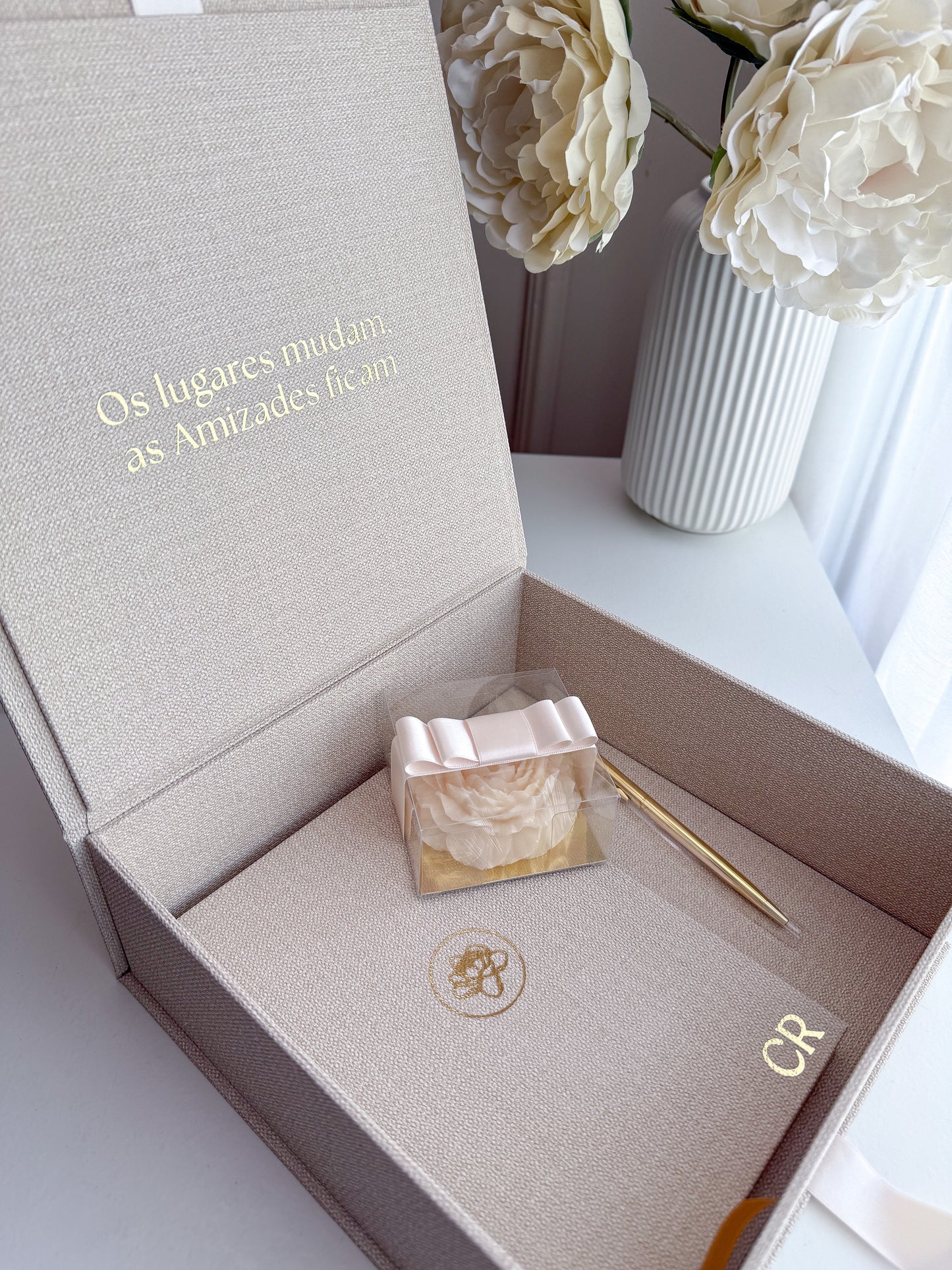 SPECIAL BOX • Notebook + Vela Perfumada (23cmx23cmx8cm)