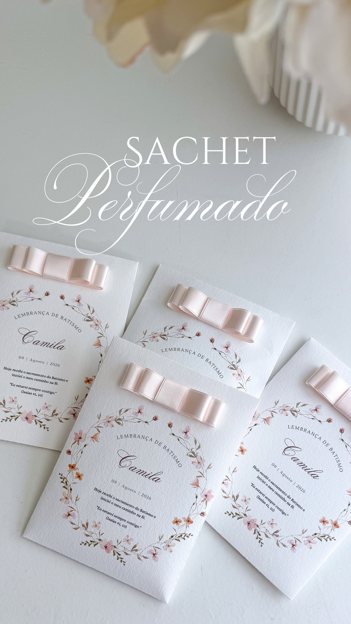 Sachet Perfumado Luz de Peônia