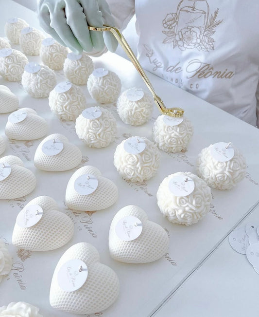 Vela Bola de Rosas (SEM DECORAÇÃO)