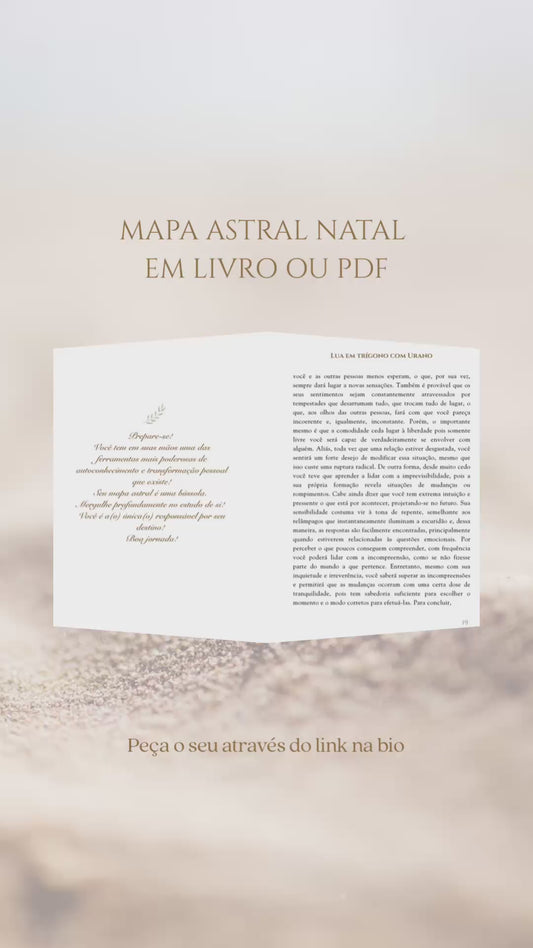 Mapa Astral Natal em Livro